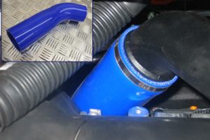 Silikonschlauch blau Ansaug-Turbo Ford Focus 2 ST