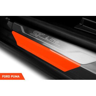 Einstiegsleisten Schutz Ford Puma I ab 2019 - im 4er Set (transparent) -  Fritz Motorsport